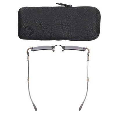 Chrome Hearts PILLS III Floral Temple Rimless Sunglasses for Men