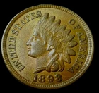 1898 INDIAN HEAD CENT UNCIRCULATED! 4 DIAMONDS! A beautiful coin!