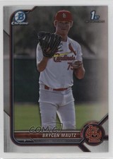 2022 Bowman Draft Chrome Refractor Brycen Mautz #BDC-124 0uf1