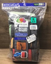 Fruit of the Loom Boys' 6pk CoolZone Fly Everoft Boxer Briefssize XL 18/20 