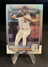 2025 Bowman Draft #BDC-172 Malachi Witherspoon Chrome Mojo Refractor Tigers