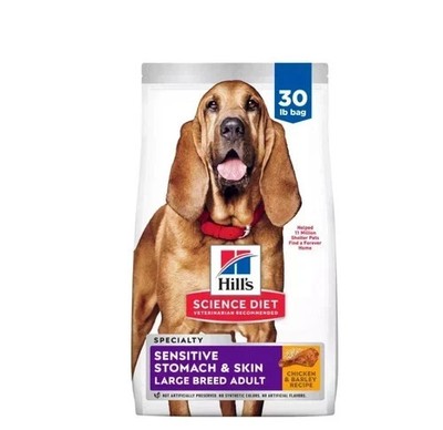 Hill's Science Diet Sensitive Stomach & Skin Large Breed Adult Dry Dog Food-30Lb
