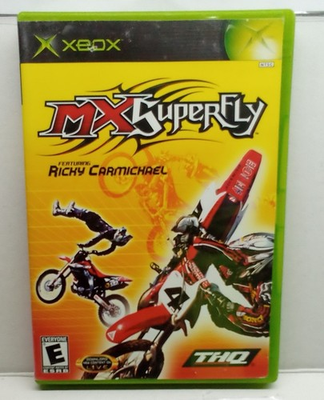 #ad MX Superfly Featuring Ricky Carmichael Xbox 2002 Complete Tested Working $17.95