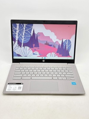 HP Chromebook 14-NE1013DX 14'' Celeron N4500 4GB RAM 64GB SSD Gray Used