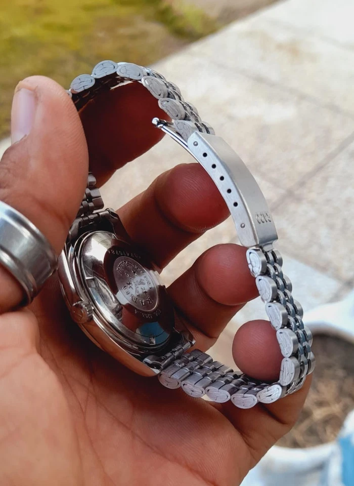 Vintage Rado Purple Horse Automatic 25 Jewels Swiss Made Men's Watch Black Dial - Image 4 of 4