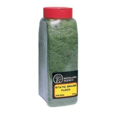 Woodland Scenics FL636 Static Grass Dark Green Grass 32 oz
