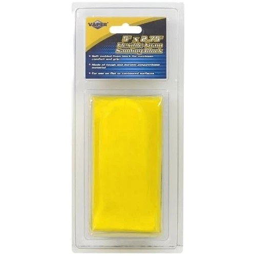 Titan 19952 Sanding Block Flex Foam, 5" x 2-3/4", Soft Molded Polyurethane - Image 2 of 2