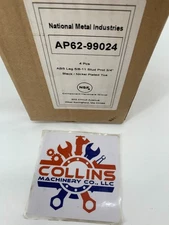 National Metal Industries AP62-99024 4-ABS Leg 5/8-11 Stud Prot 3/4" Black