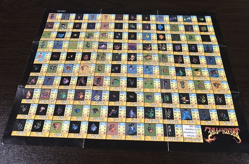 Breath of Fire SNES Nintendo NES Monsters Items and Spells Chart Map Only - Picture 3 of 4