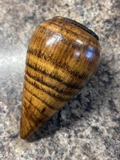 Antique Primitive Wood Spinning Toy Top 4.5  