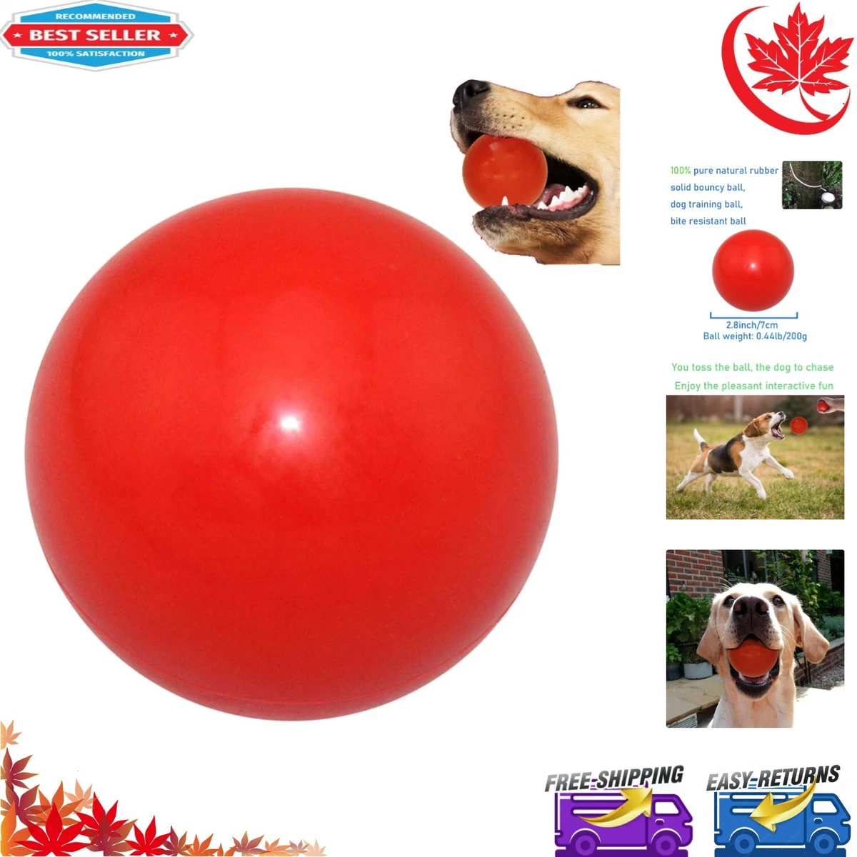 Weighted hotsell dog ball