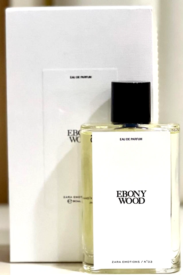 ZARA Ebony Wood 2.54 Oz Eau De Parfum Women EDP Spray Fragrance 75 ml Brand New