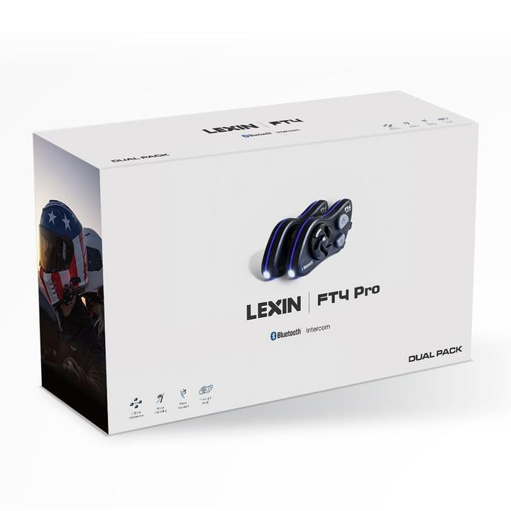 LEXIN MOTO LX-FT4Pro Way Motorcycle Bluetooth Helmet Intercom FM