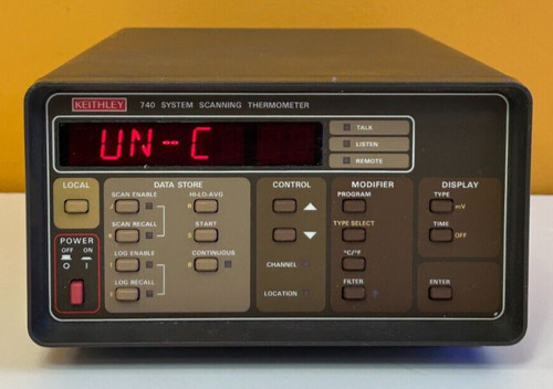 Keithley 740 -200°C-1820°, Uses 7057A Cards, System Scanning Thermometer Tested!