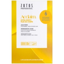 SALON BEAUTY ZOTOS ACCLAIM EXTRA BODY ACID PERM MEDIUM NORMAL TINTED FINE HAIR