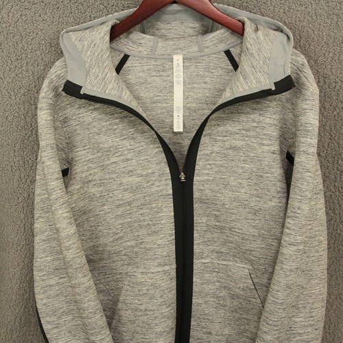 Lululemon Women's M Full Zip Athletic Sweatshirt Hoodie Gray Pre-Owned - Picture 2 of 13