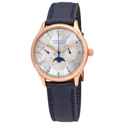 Brand New Movado Celestograf Watch Heritage Series Celestograf 3650011 - Movado Ladies wrist watch main image 3