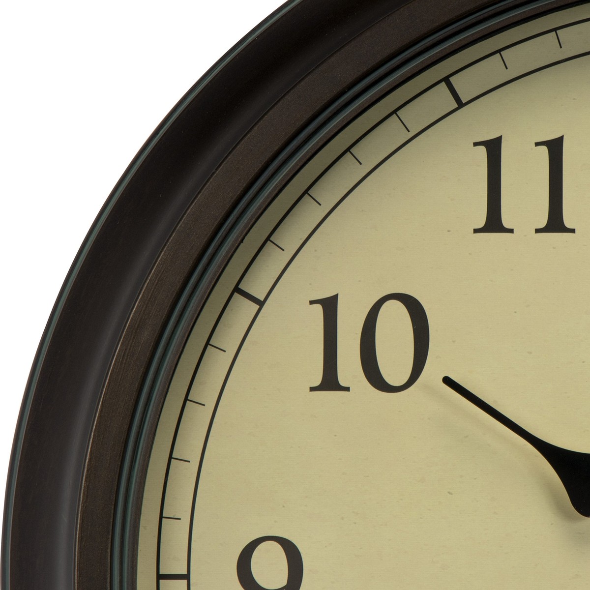 acurite 24 inch weathered wall clock with thermometer and hygrometer