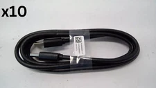 Lot of 10 Dell DisplayPort to Display Port Cable DP Male to Male Cord 4K HD 6ft