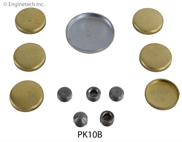 New Engine Tech PK10B Brass Freeze Plug Set Ford sb 351C 351M 400