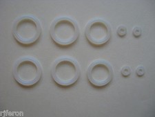 Crosman 150 157 Pistol 160 167 Rifle - TWO 2 URETHANE Seal Repair O-Ring Kits