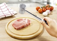 Fleischklopfer Edelstahl Fleischhammer Schnitzelklopfer Fleisch Hammer Schnitzel