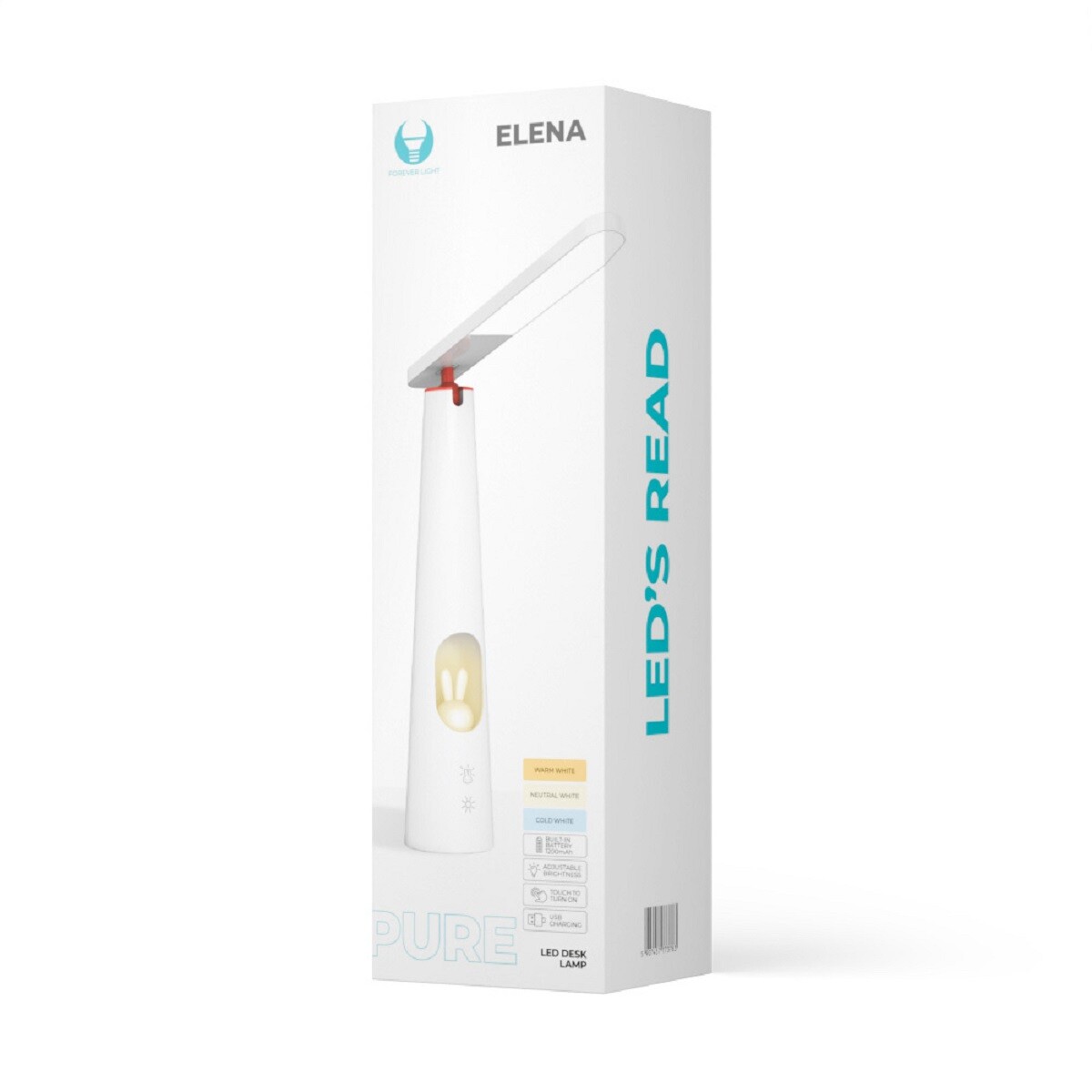 Современный светодиодный светильник Forever Light-Это устройство для подсветки светодиодных ламп с разъемом USB-C 10990₽