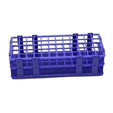 3 Pcs Plastic Test Tube Rack 60 Holes with Hole Diameter 16mm Detachable Lab ...
