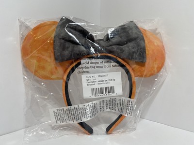 Disney Parks 2022 Halloween Orange Acid Wash Minnie Mouse  display picture 2