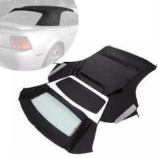 For Ford Mustang 1994-2004 Convertible Soft Top w/ Heated Glass Window Sailcloth