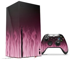 Skin Set for XBOX Series X Fire Pink
