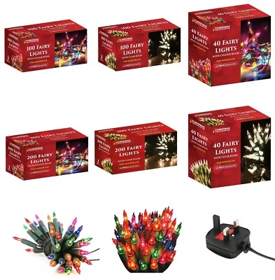 MAINS OPERATED SHADELESS FAIRY LIGHTS INDOOR WEDDING CHRISTMAS XMAS PARTY DECOR