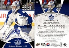 2015-16 Upper Deck AHL Autographs #25 Antoine Bibeau Auto - NM-MT