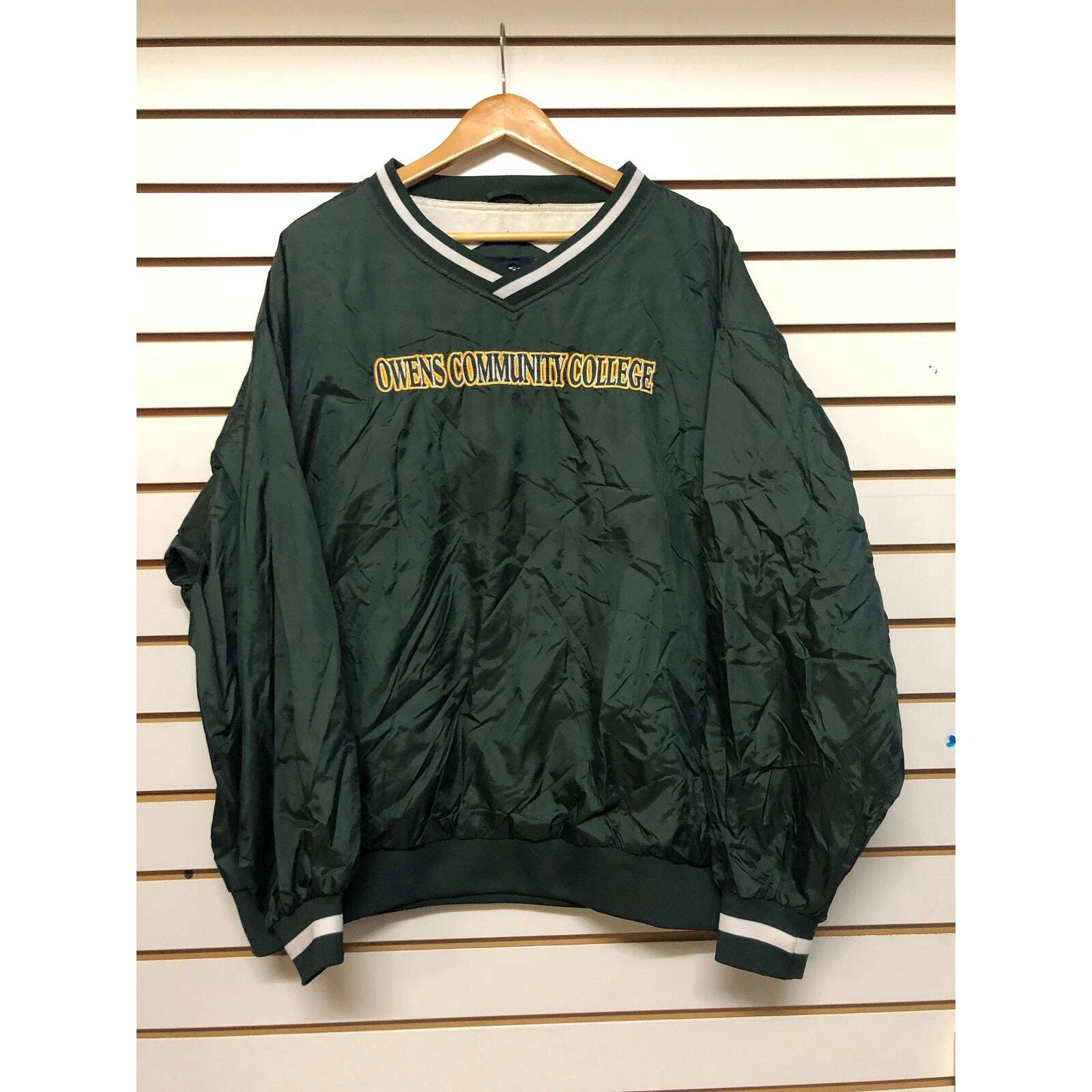 Vintage Owens Community College windbreaker size 2XL 1990s 80s