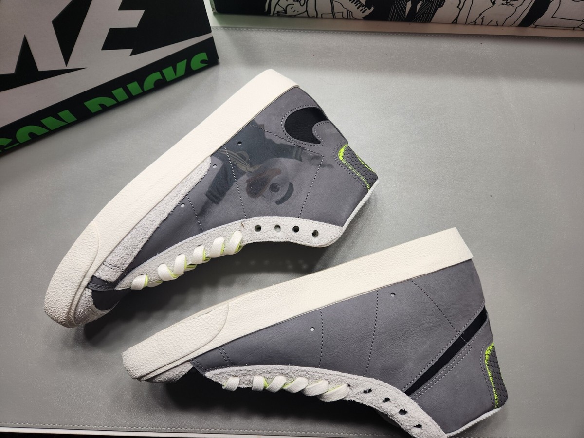 Nike Blazer Mid 77 Oregon Ducks PE Gray Shoes FD0235-001 
