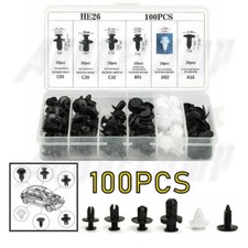 100x For Honda Car Box Set Bumper Fender Liner Push Type Retainer Clips Fastener