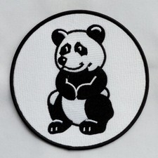 WW2 Flying Tigers Patch CBI China US AVG 2nd Pursuit Squadron Panda Patch 4.7''