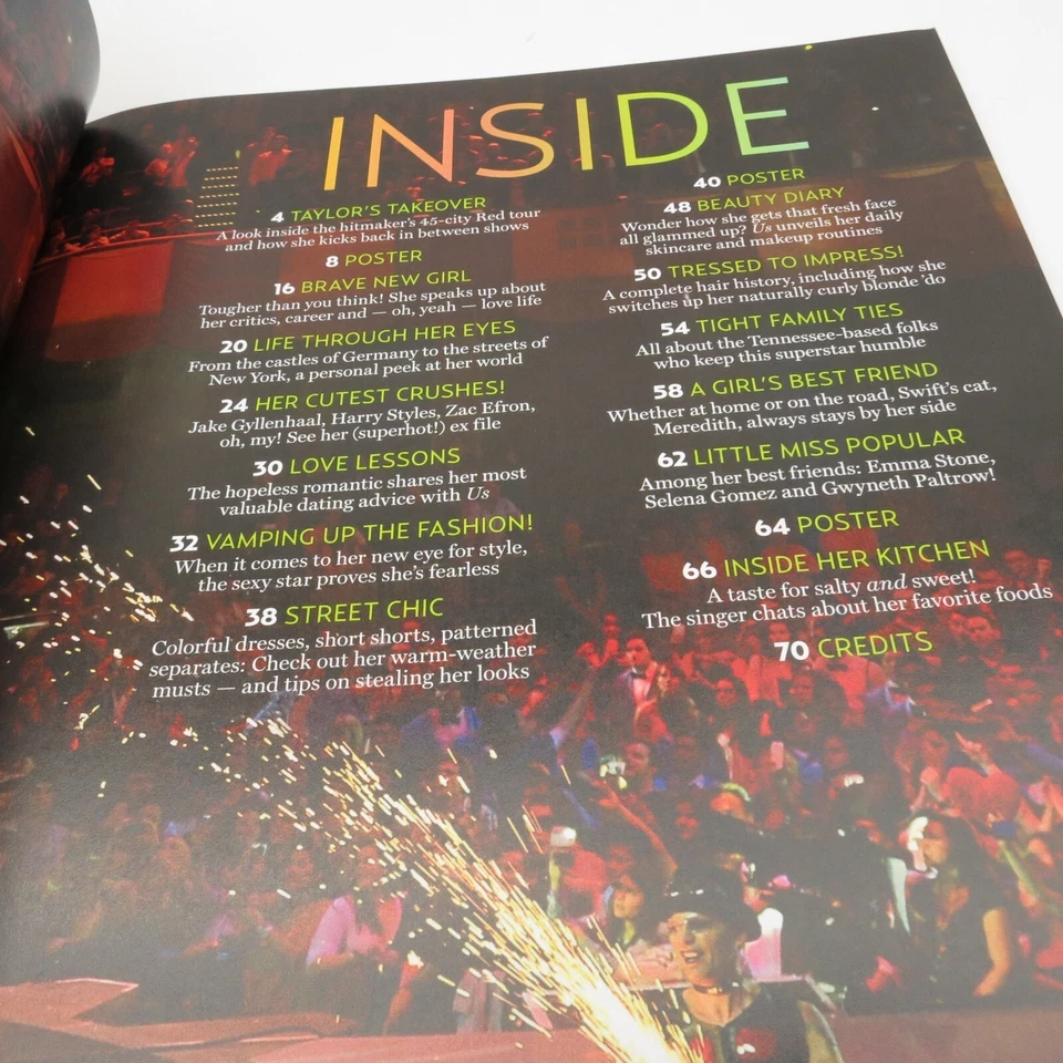 US Weekly Magazine Taylor Swift Special Collector's Edition 2013 3 Huge Posters - Image 3 of 4