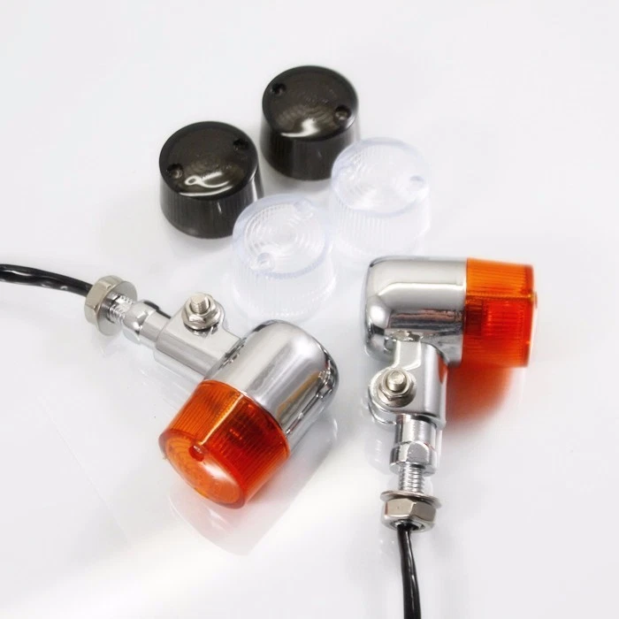 Indicador de luces de señalización de giro de motocicleta para Harley Sportster Softail Street  Foto 3 de 4