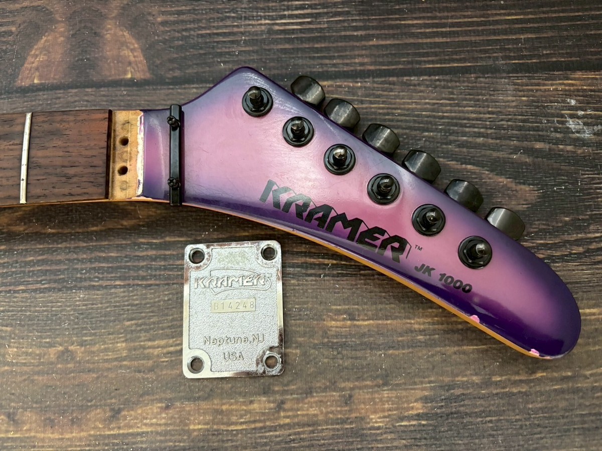 ★Kramer JK1000(WH)★ESP・バナナヘッド・'80's 当時物★ JUNK 1980s KRAMER JK-1000 Banana Head Neck Rosewood