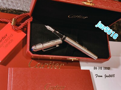CARTIER DIABOLO FOUNTAIN PEN 160TH ANNIVERSARY GOLD 18kt NIB
