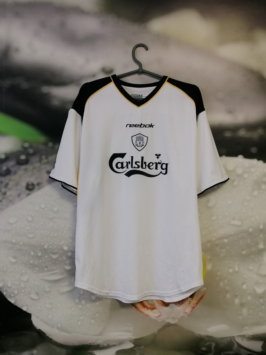 Liverpool 2001 2002 away football shirt jersey Reebok size 46