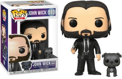 FUNKO POP 映画 ジョン・ウィック 3種セット FUNKO POP MOVIE JOHN WICK JOHN WICK w/ DOG #580 Vinyl 3 3/4