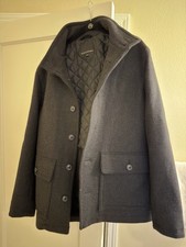 Banana Republic Italian Melton Submariner Coat Medium