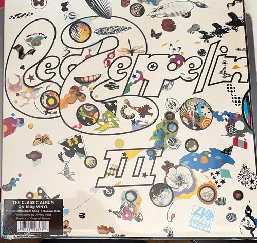 LED ZEPPELIN - LED ZEPPELIN III (SEALED EU VINYL ALBUM - 81227-96576)