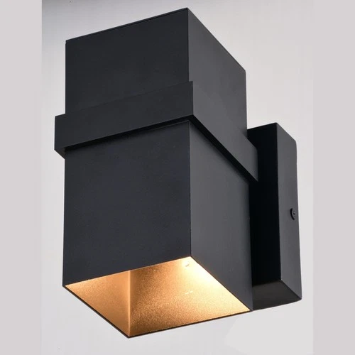 Vaxcel Lighting T0660 Lavage 7" Tall Wall Sconce - Black - Picture 4 of 12