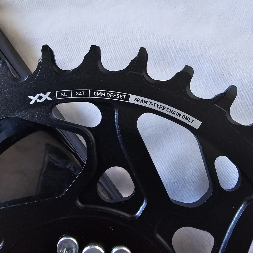 Juego de bielas SRAM XXSL Dub Eagle con plato 34t. Aluminio/carbono Foto 3 de 4