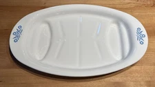 Corning Ware Blue Cornflower P-19 Serving Meat Platter Dish 