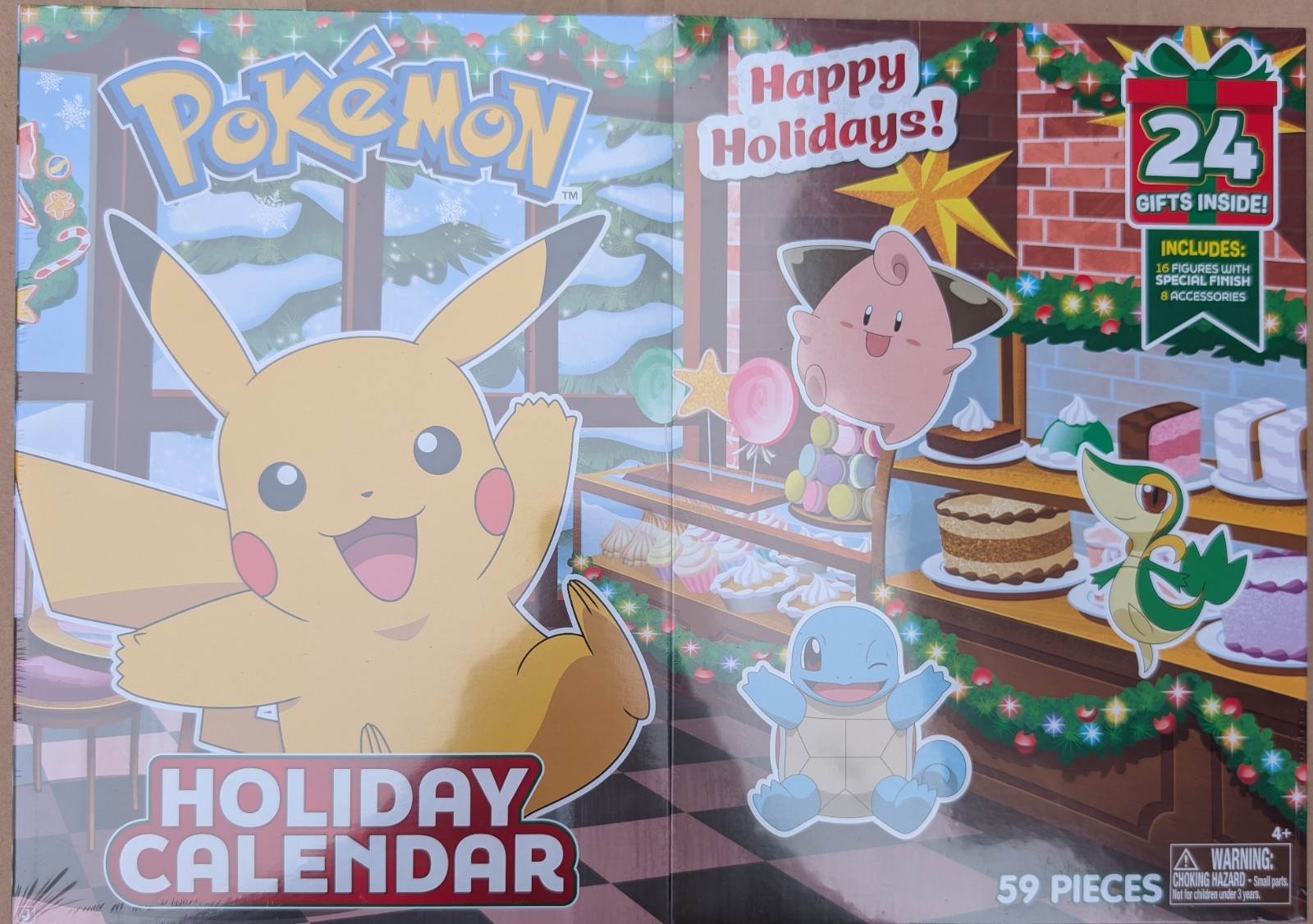 Pokemon Figure Advent Calendar Holiday