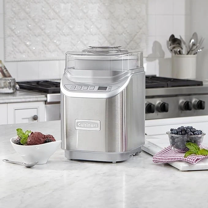 SEALED NEW Cuisinart ICE-70P1 2 Quart Ice Cream Maker Silver Electronic Controls
Opens in a new wind